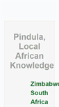 Mobile Screenshot of pindula.com