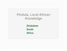 Tablet Screenshot of pindula.com